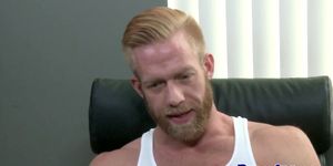 NEXT DOOR WORLD - Solo mature stud jerking his cock