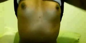 Ebony teen starts slow and cant help but touch that pussy