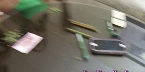 Amateur teen group ride