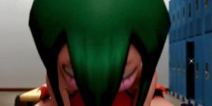 Tsuyu face fucks uraraka