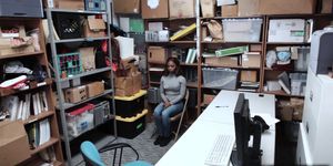 LP Officer let ebony Sarah Banks suck his white cock