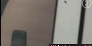 Sexy amateur lesbians finger hairy cunts outdoors