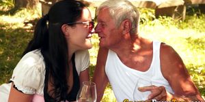 Teens Pussy Cum Filled by Old Man
