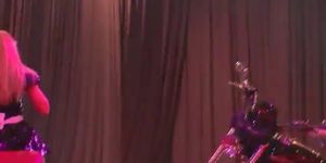 Blonde bitch gets horny stripping part2 - video 2