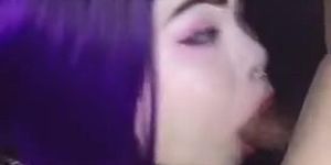 Chubby E-Girl BLOWJOB