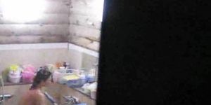 spycam japanese shower