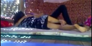 Teen couple both horny sex Indonesian Indo scandal