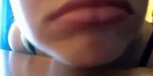 Blonde Teen Gives A Handjob