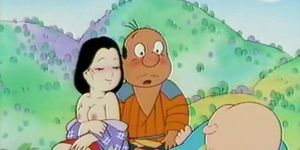 Horny hentai husband nailing hard his wifes pussy
