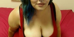 hot chubby blue green haired Lolipops