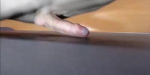 Pushups humping cum closeup