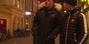 RED LIGHT SEX TRIPS - Stunning dutch whore sucks tourist cock
