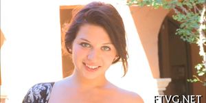 Babe is posing on camera - video 12