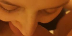 Irish mum suck it till end and get huge load on her big tits!!!HD