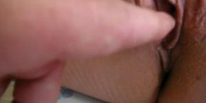 squirty vibes & gets very wet &  squirts a little