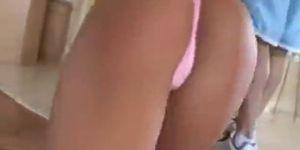 This slut takes on three cocks at the same time