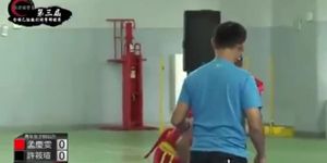 Brutal vag kick ends fight (K.C.)