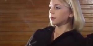 really sexy blonde smoking anyone know who she is?