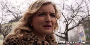 Picked up in public blonde fucks pov
