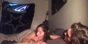 Thick ex girlfriend loves sucking my dick