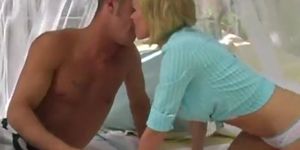 Krissy Lynn has big enough tits that she can pop o