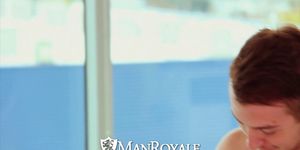 MAN ROYALE - Archer tests his new dildo with the delivery guy