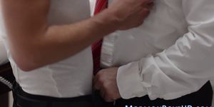 Bear cums on gay mormon