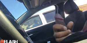 Car dickflash for mature