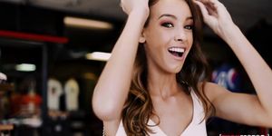 Horny Girlfriend Swallows Dick (Charity Crawford)