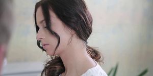 Christy gets her tricky old teacher to play - TrickyOldTeacher