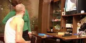 Russian Skinhead Fuck With His Mom
