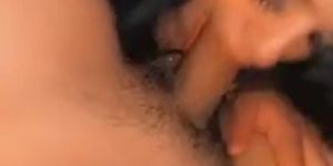 Cute thick latina sucks off bf
