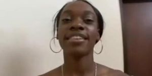 Teen ebony in the can