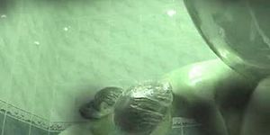 Hidden cam - two girls in shower 02