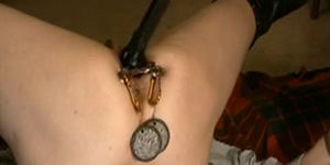 Weird experiments on pussy my bound sub