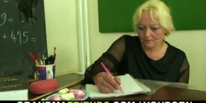 Watch dirty threesome with old teacher