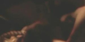 Polly Shannon Breasts Scene  in The Hunger