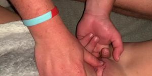 Playing with my wife ass and pussy (BritishAmateur)