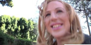 Amateur trans tgirl teasing her hard cock