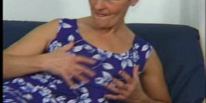 Granny in White Stockings Eats the Boy