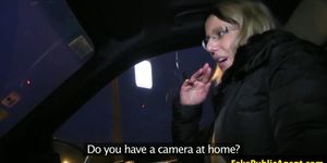 FAKEHUB - Shy european hitchhiker fucked on spycam