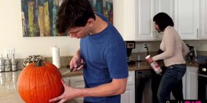 Pumpkin Surprise on STEP-SIS!!