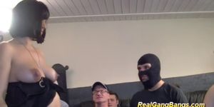 REALGANGBANGS - Pregnant Teen in extreme gangbang