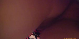 Polish girl Kasia solo kitchen masturbation