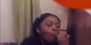 Teen giving head after school