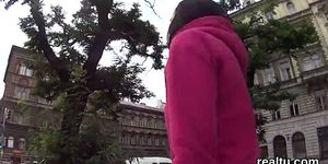 Stunning czech sweetie was teased in the shopping centre and drilled in pov