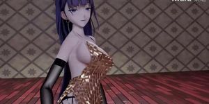 MMD Raiden Mei (stockings/garterbelt) (wiggle) (Submitted by ??)