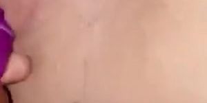 POV squirting and cumming rough on a vibrator