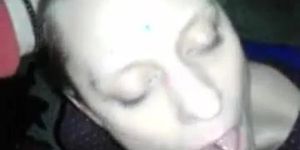 on her knees amateur deepthroat