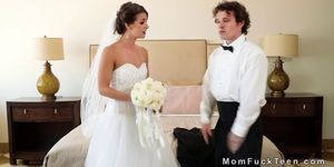 Busty stepmom fucking newlyweds (Diamond Foxxx, Evelin Stone, Robby Echo)